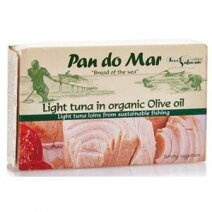 Tuńczyk lekki w BIO oliwie z oliwek 120 g Pan do Mar