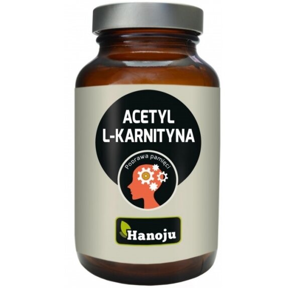 Hanoju Acetyl L-karnityna 400mg 90 kapsułek cena 64,79zł