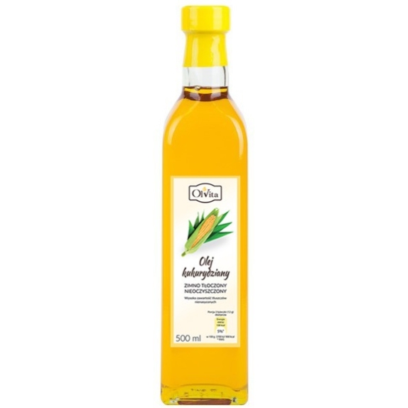 Olej kukurydziany 500 ml Olvita cena 11,57$