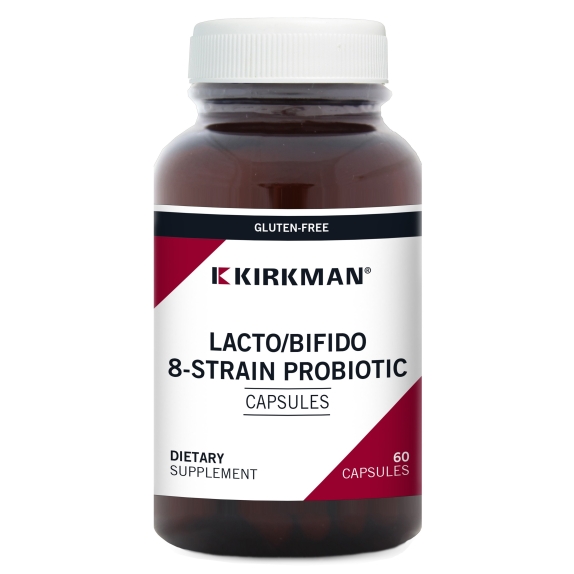 Kirkman Lacto/Bifido 8-Strain Probiotic (Hypoallergenic) 60 kapsułek cena 359,90zł
