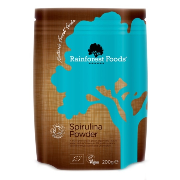 Rainforest foods spirulina 200 g BIO cena 53,00zł