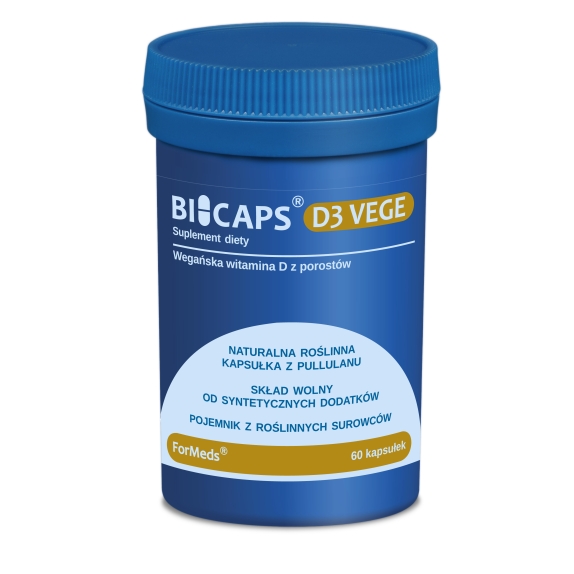 Bicaps D3 Vege 60 kapsułek Formeds cena 33,59zł
