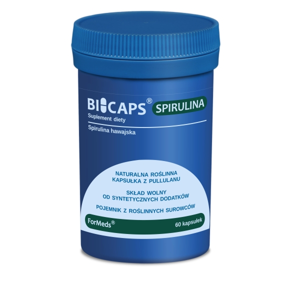 Bicaps Spirulina 60 kapsułek Formeds cena €12,11