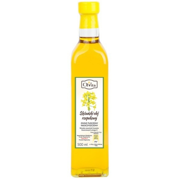 Olej rzepakowy 500 ml Olvita cena 14,99zł