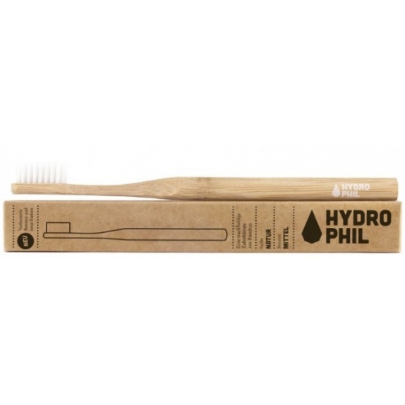 Naturalna szczoteczka do zębów z biodegradowalnego bambusa (średnie włosie) Hydrophil cena 15,99zł