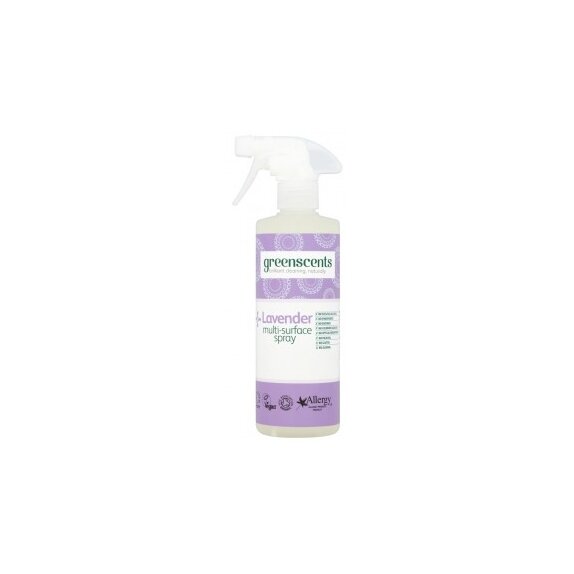 Spray do czyszczenia różnych powierzchni organiczny, hipoalergiczny, lawendowy 500 ml Greenscents cena 23,90zł