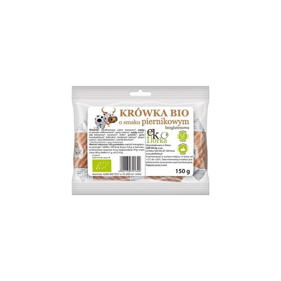 Krówki o smaku piernikowym 150 g Ekoflorka cena €3,08