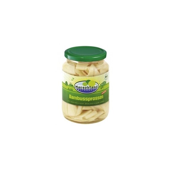 Pędy bambusa paski w zalewie 350 g BIO Marslchland Naturkost cena 3,69$