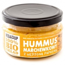Hummus marchewkowy z wędzona papryką BIO 190 g Vega Up