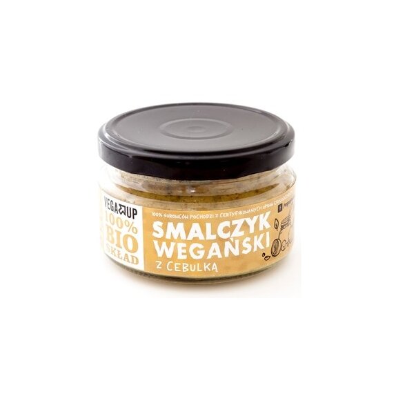 Smalczyk wegański z cebulą 190 g BIO Vega Up cena 1,88$