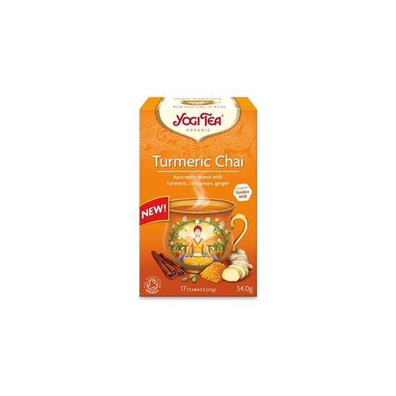 Herbatka złoty chai z kurkumą 17 saszetek BIO Yogi Tea KWIETNIOWA PROMOCJA! cena 10,99zł