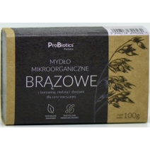 ProBiotics mydło brązowe z borowiną i zbożami kostka 100 g