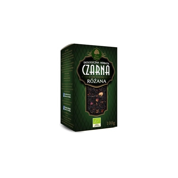 Herbata czarna różana liściasta 100 g BIO Dary Natury cena 23,39zł