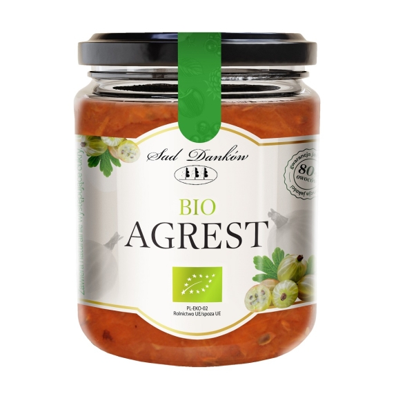 Agrest 80% 260 g BIO Sad Danków  cena 17,65zł