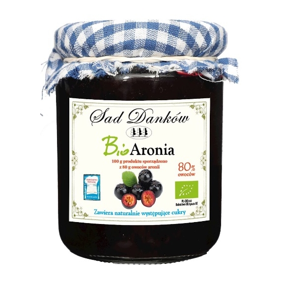 Aronia 80% 260 g BIO Sad Danków  cena 17,49zł