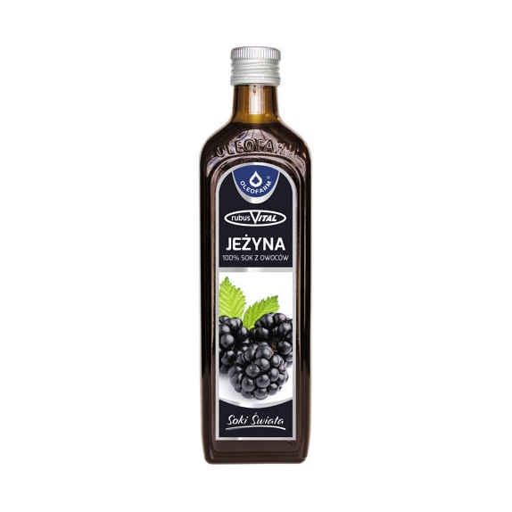 Sok z jeżyny 100% 490 ml Oleofarm cena 18,85zł