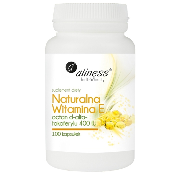 Aliness naturalna witamina E 100 kapsułek cena €10,17