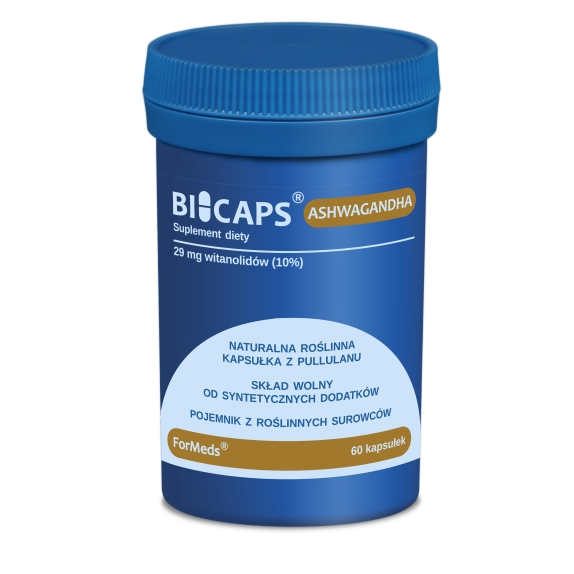 Bicaps Ashwagandha 60 kapsułek Formeds cena 53,49zł