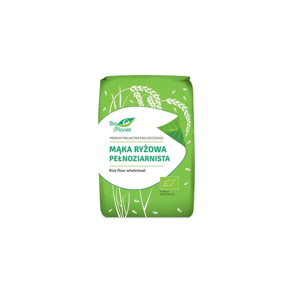 Mąka ryżowa pełnoziarnista 1 kg BIO Bio Planet cena 4,31$