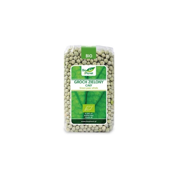 Groch zielony cały 500 g BIO Bio Planet  cena 7,89zł