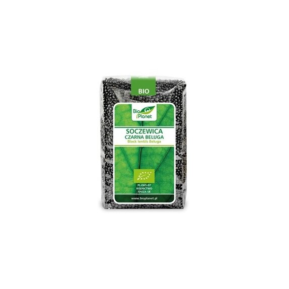 Soczewica czarna beluga 500 g BIO Bio Planet cena 4,02$