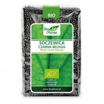 Soczewica czarna beluga 500 g BIO Bio Planet MARCOWA PROMOCJA!