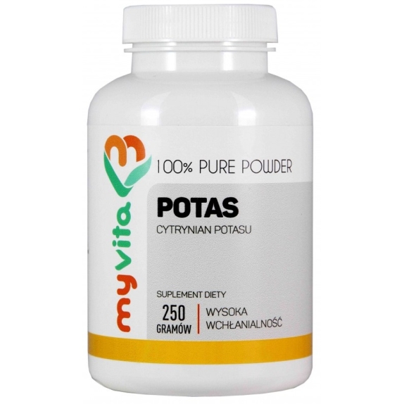 MyVita Potas proszek 250 g cena 26,30zł