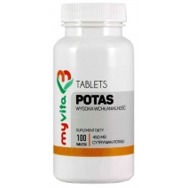 MyVita Potas 450 mg 100 tabletek