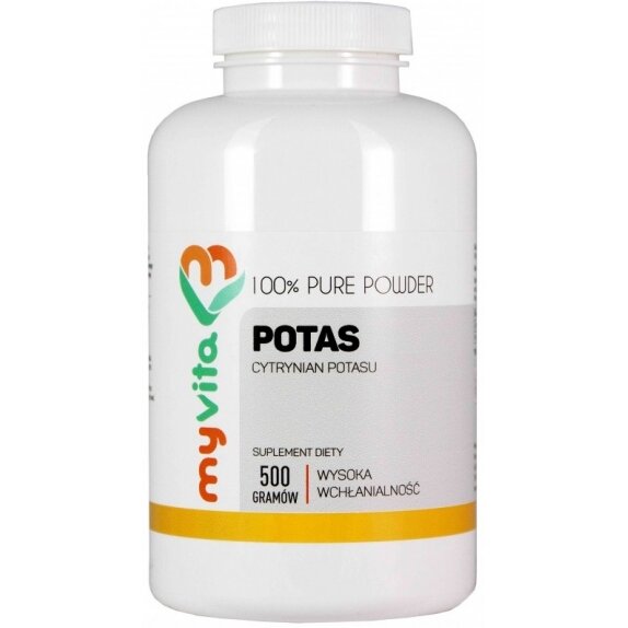 MyVita Potas proszek 500 g  cena 43,89zł