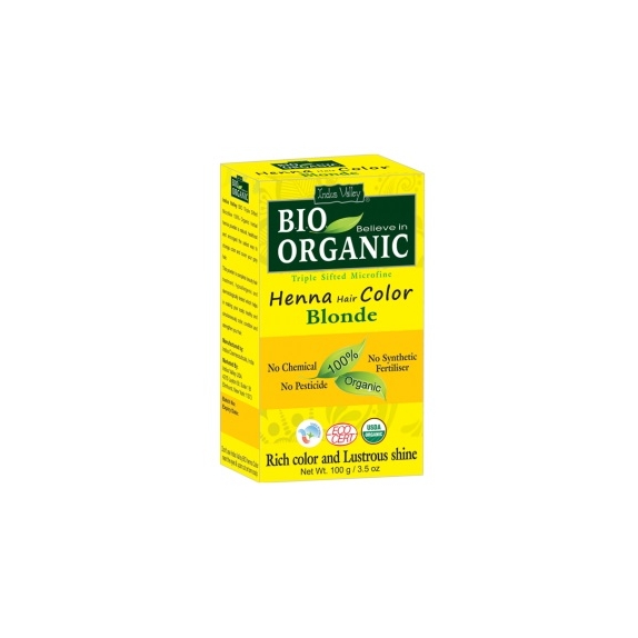 Indus Valley farba do włosów na bazie henny blond 100 g cena 22,90zł
