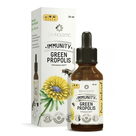 Dr Holistic Immunity Green Propolis 25 ml cena 108,66zł