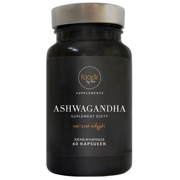 Ashwaganha (żeń-szeń indyjski) 200 mg ekstrakt 4:1 Foods by Ann cena 30,29zł