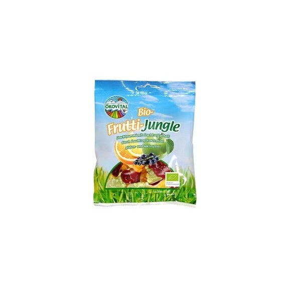 Żelki zwierzaki owocowe 80 g Oekovital cena 9,49zł