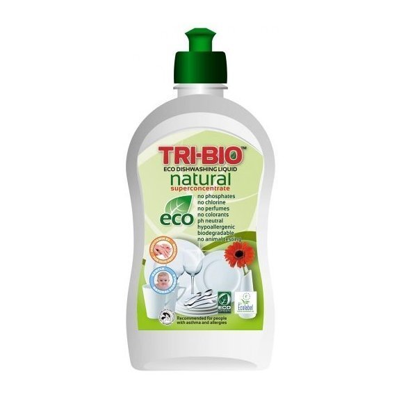 Ekologiczny Skoncentrowany Płyn do Mycia Naczyń 420 ml Tri-Bio cena 14,19zł