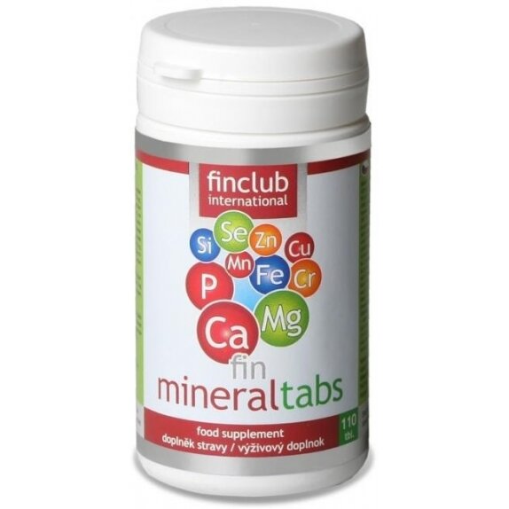 fin Mineraltabs minerały i pierwiastki śladowe dla całej rodziny 110 tabletek cena 54,35zł