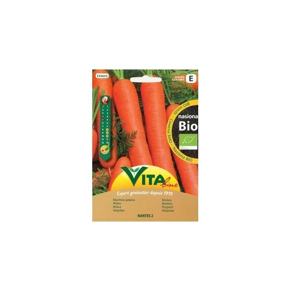 Nasiona marchwi 5 g BIO Vita Line cena 5,15zł