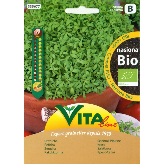 Nasiona rzeżuchy 4 g BIO Vita Line cena 2,70zł