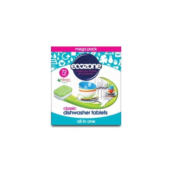 Ecozone tabletki do zmywarek Classic all in one 72 sztuki ECO cena 61,45zł
