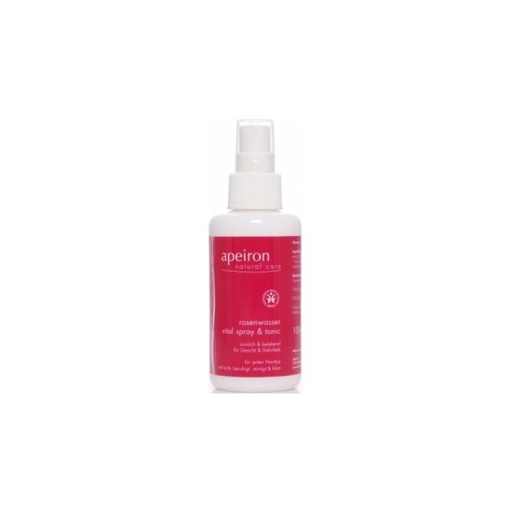 Woda różana do każdego rodzaju skóry 100 ml Apeiron ECO cena 10,76$