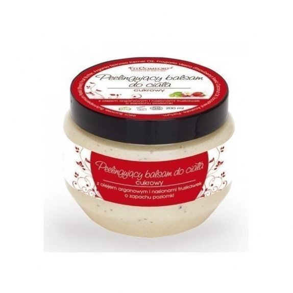 Fitcomfort Peelingujący balsam poziomka 200 ml cena 39,85zł