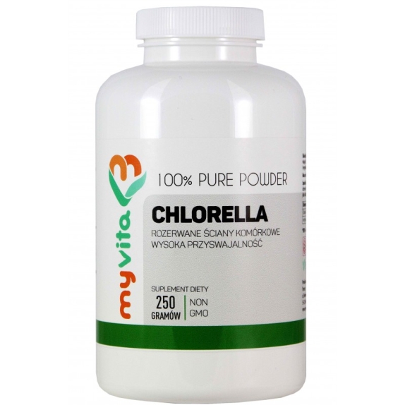 MyVita Chlorella proszek 250 g cena 55,99zł