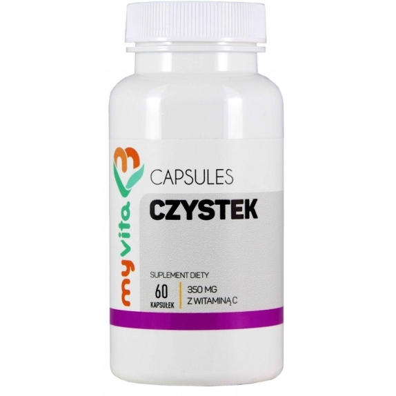 MyVita Czystek 350 mg 60 kapsułek cena 6,26$