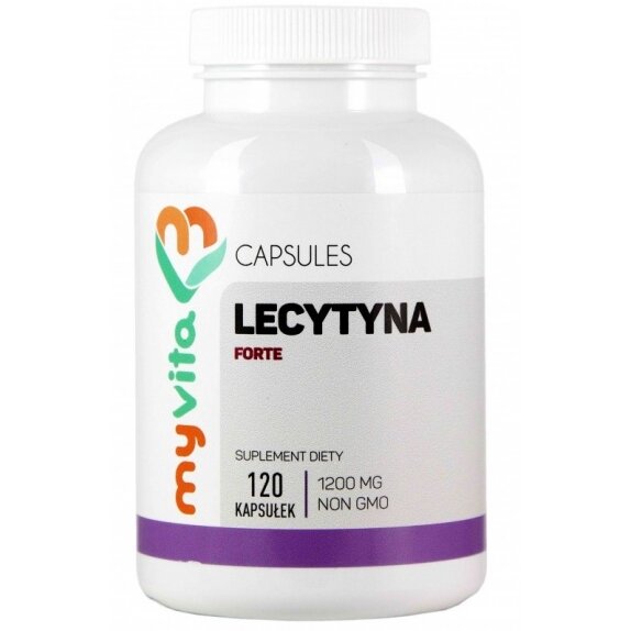 MyVita Lecytyna 1200 mg 120 kapsułek cena 31,30zł