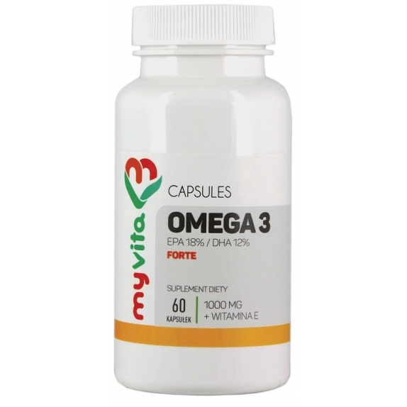 MyVita Omega-3 Forte 1000 mg 60 kapsułek cena 17,99zł