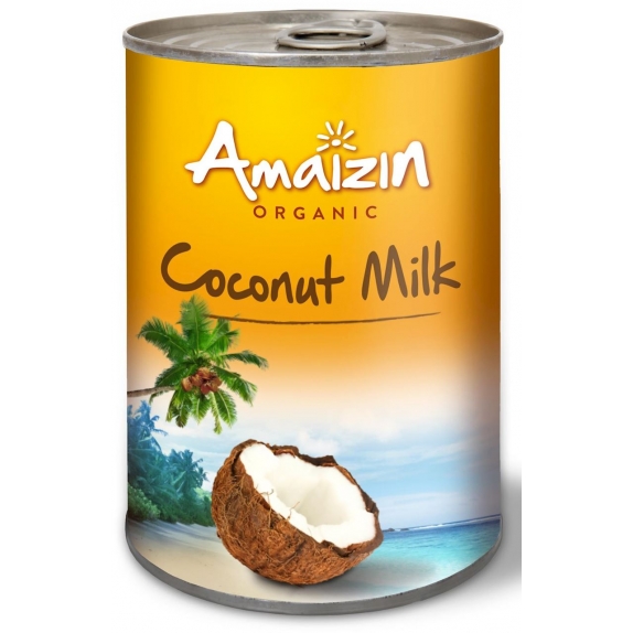Napój kokosowy 17% tłuszczu bez gumy guar 400 ml BIO Amaizin cena 12,35zł
