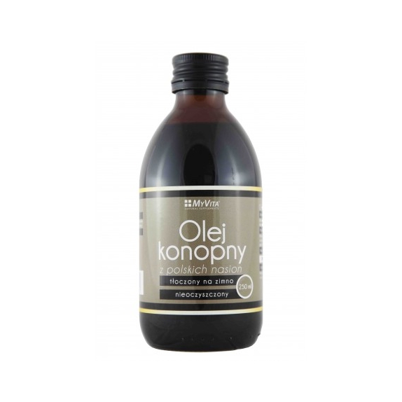 MyVita Olej konopny z polskich nasion 250 ml PROMOCJA! cena 8,59$