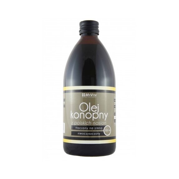 MyVita Olej konopny z polskich nasion 500 ml cena 28,82zł