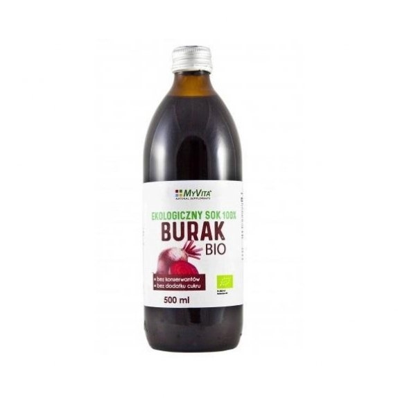 MyVita Ekologiczny sok z Buraka BIO 500 ml cena 13,55zł