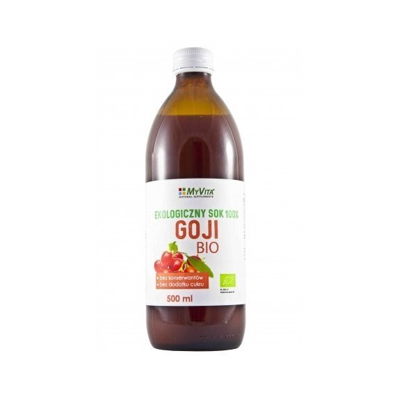 MyVita Ekologiczny sok z Goji BIO 500 ml cena 42,89zł