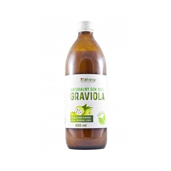MyVita naturalny sok z Gravioli 500 ml cena 22,25zł